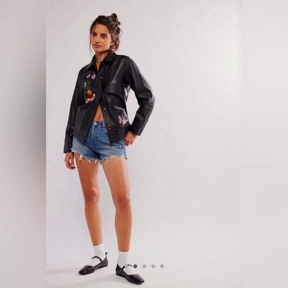 Free People Juliette Leather Jacket - Picture 7 of 12